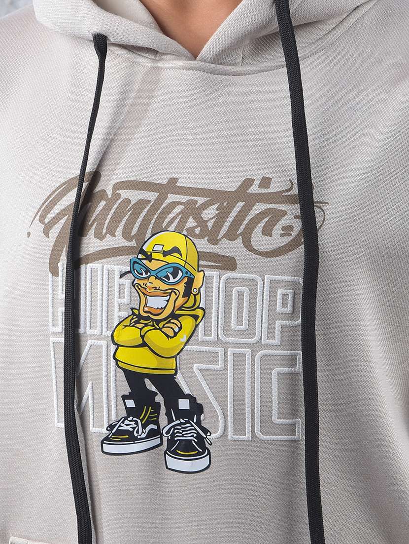 boys printed long sleeve hooded sweatshirt - 22102278 -  Standard Image - 5