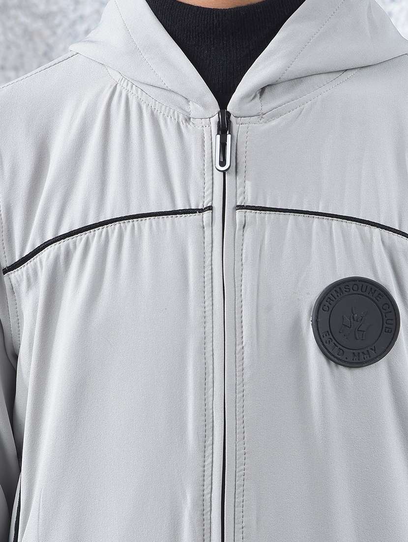 boys solid long sleeve hooded sweatshirt - 22102282 -  Standard Image - 5