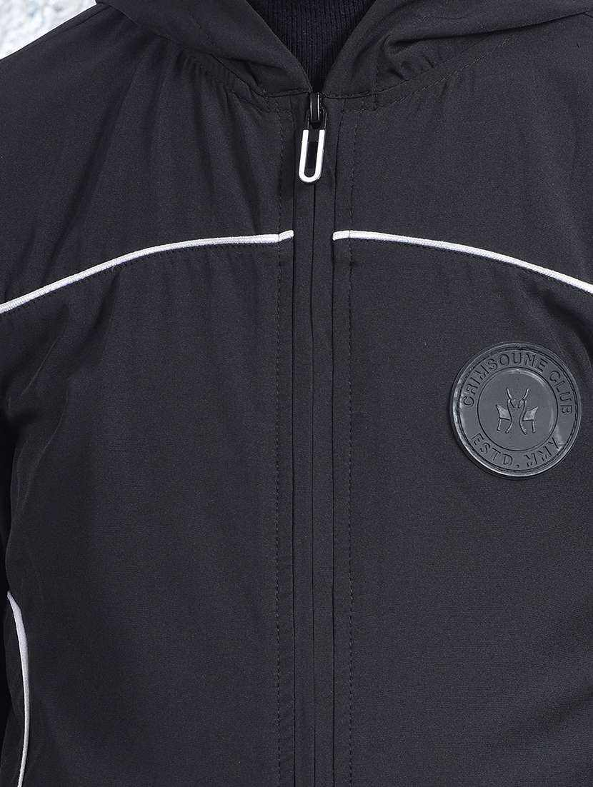 black polyester plain sweatshirt - 22102283 -  Standard Image - 5