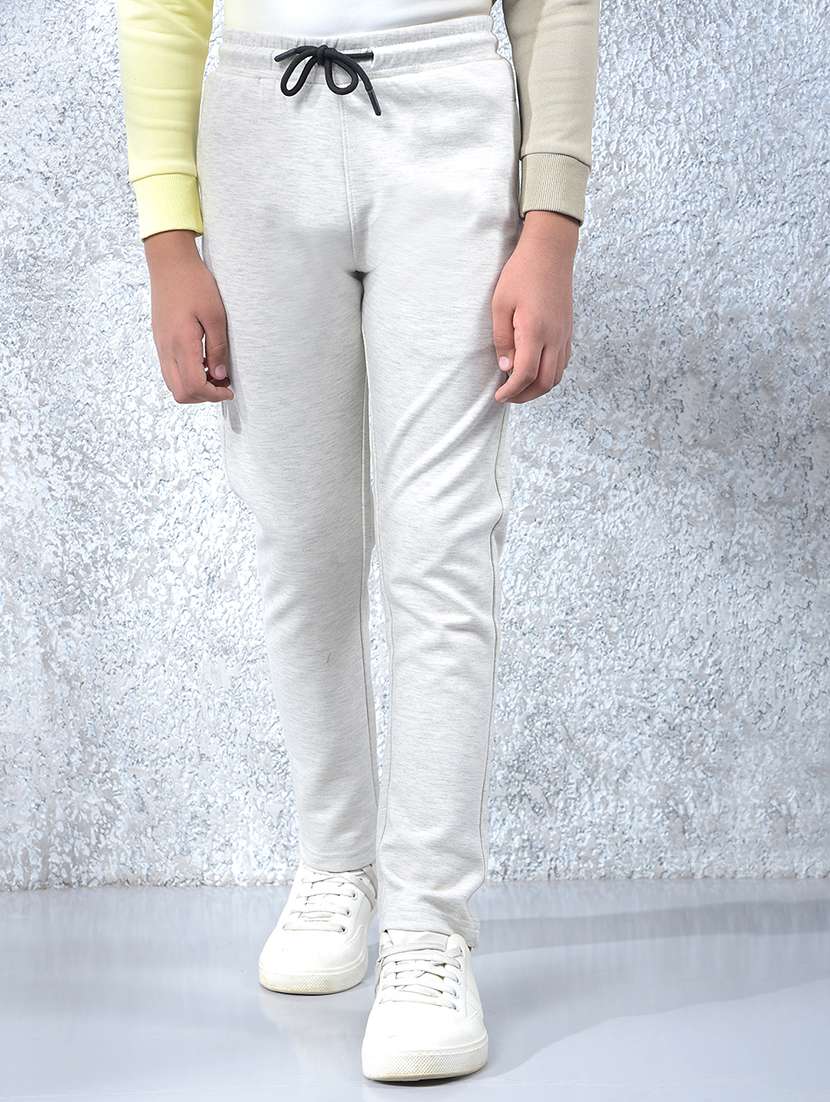 boys solid mid rise track wear