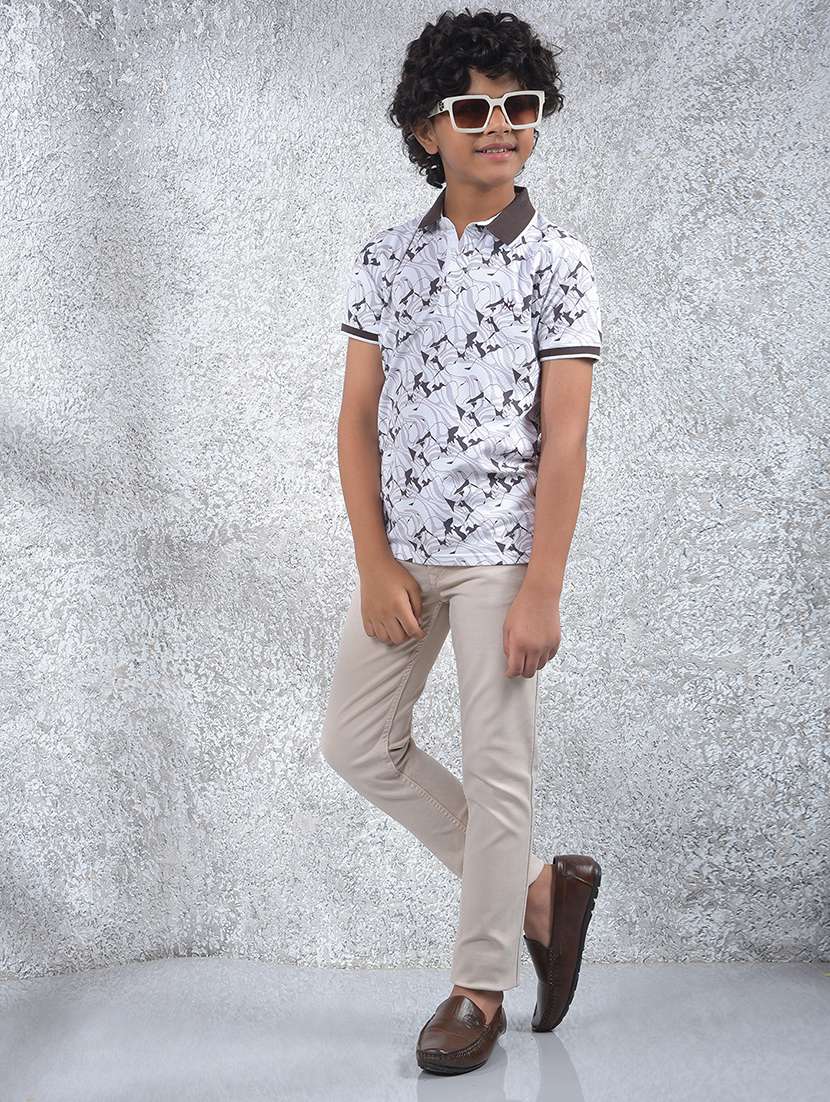 boys short sleeve regular fit polo t-shirt - 22102358 -  Standard Image - 3