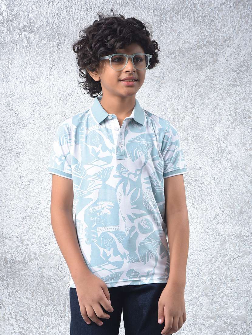 boys short sleeve regular fit polo t-shirt