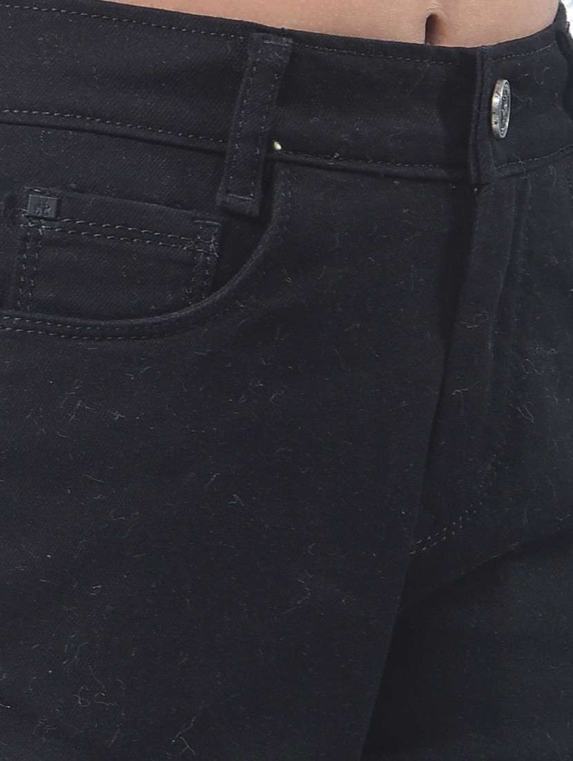 girls solid mid rise straight fit jean - 22102384 -  Standard Image - 5