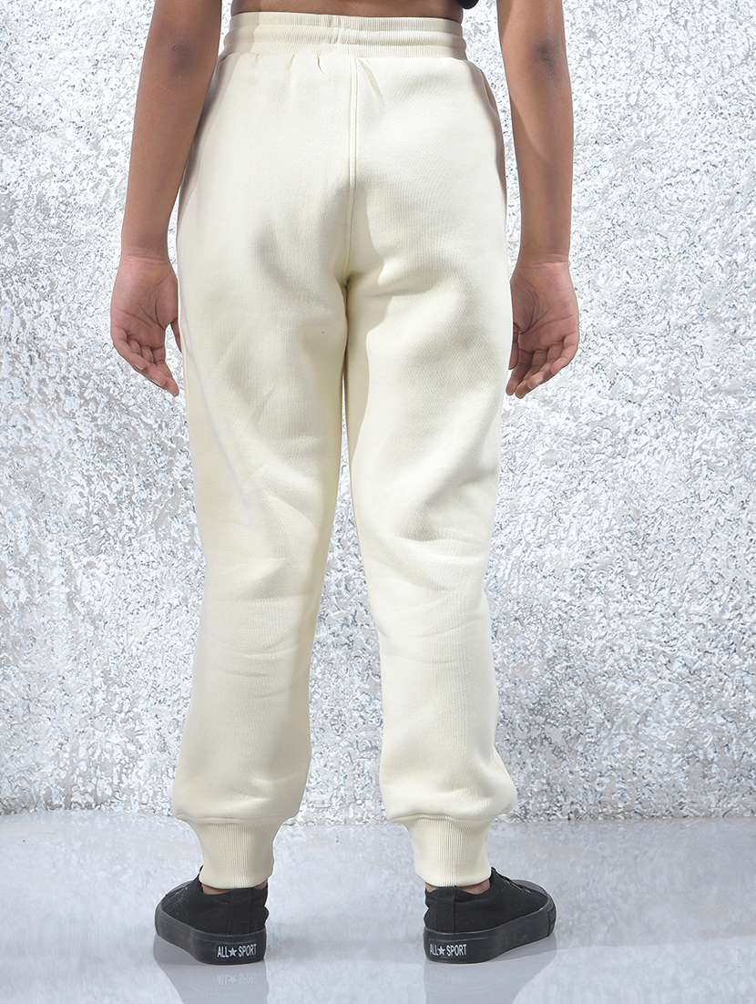 girls solid mid rise jogger - 22102417 -  Standard Image - 3