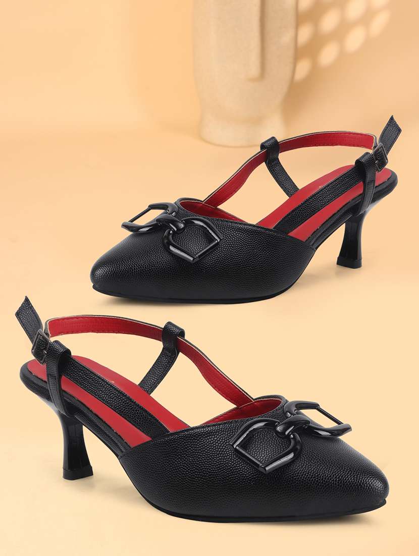 women solid back strap kitten heel  - 22102638 -  Zoom Image - 0