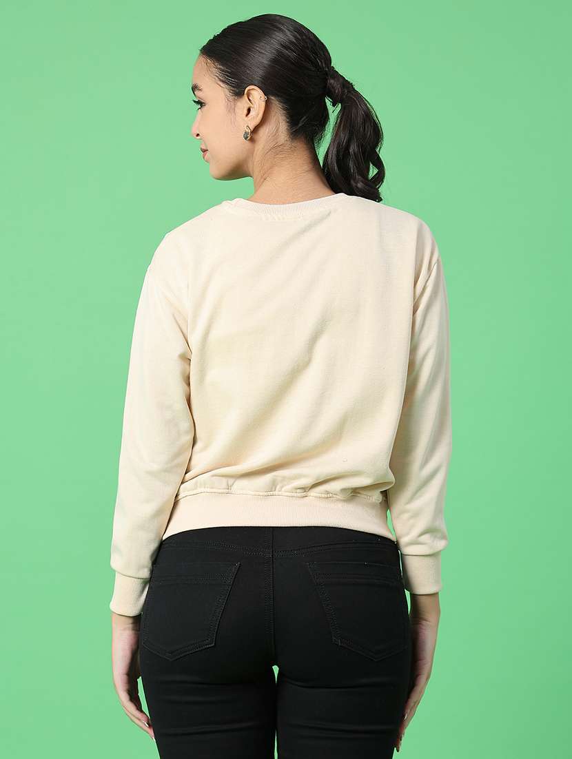 women printed long sleeve sweatshirt - 22102740 -  Standard Image - 3