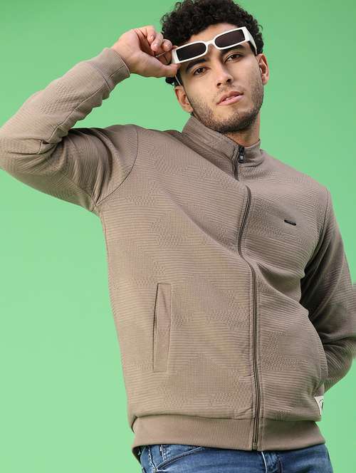 men self design long sleeve regular fit sweatshirt - 22102848 -  Standard Image - 0