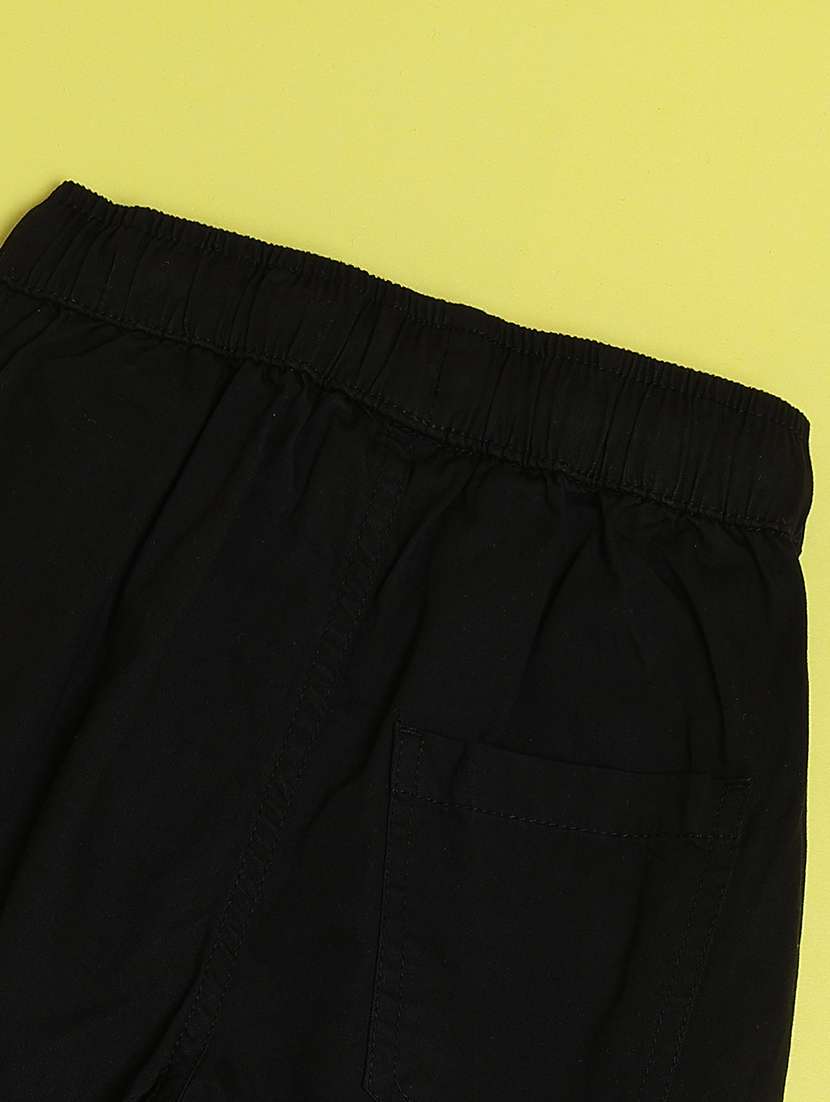 boys solid mid rise jogger - 22102850 -  Standard Image - 3