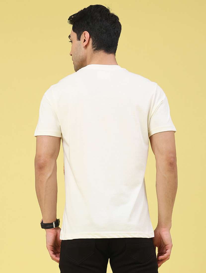 men printed short sleeve regular fit t-shirt - 22102855 -  Standard Image - 3