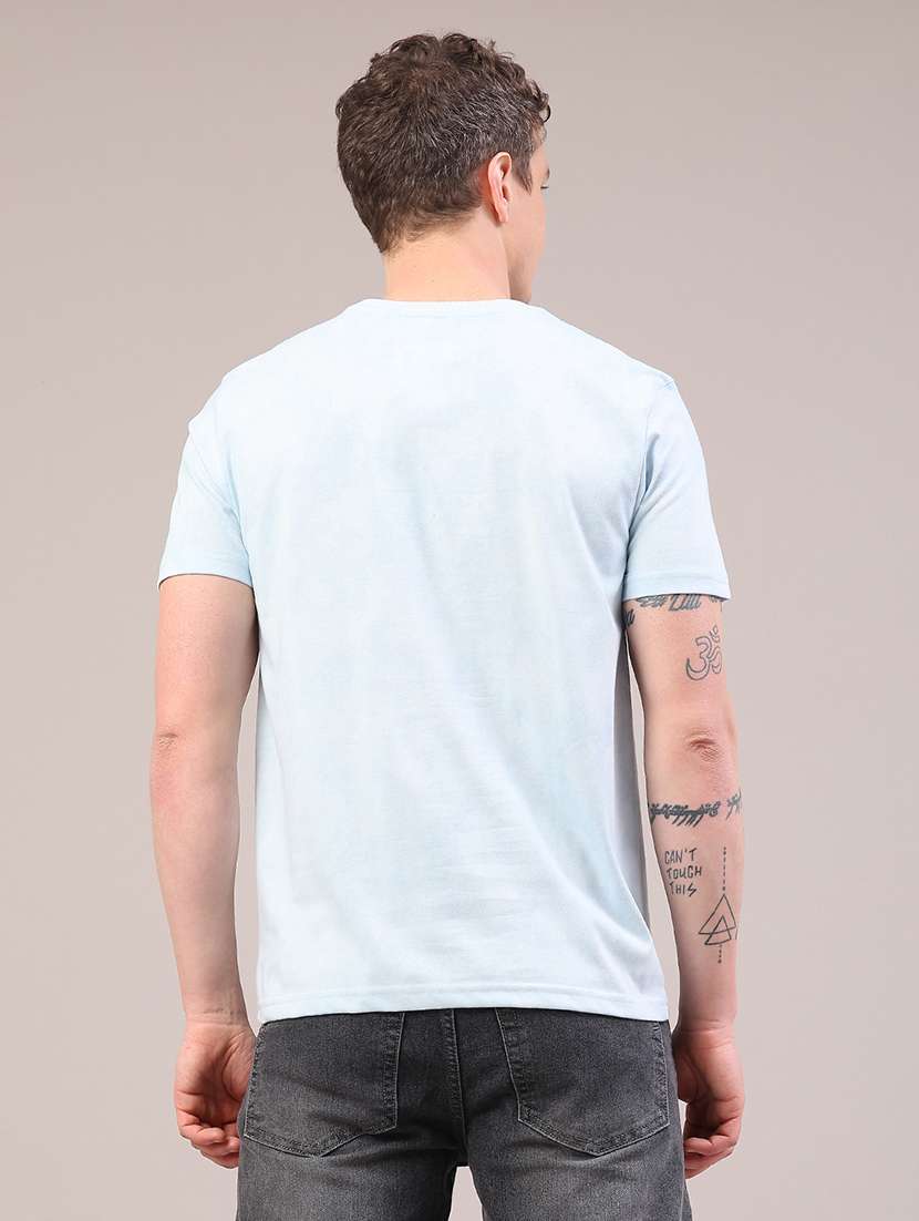 men solid short sleeve regular fit t-shirt - 22102856 -  Standard Image - 3
