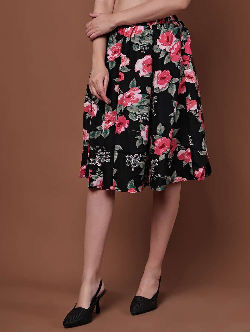 women pack of 2 printed high rise a-line skirt - 22102999 -  Standard Image - 3