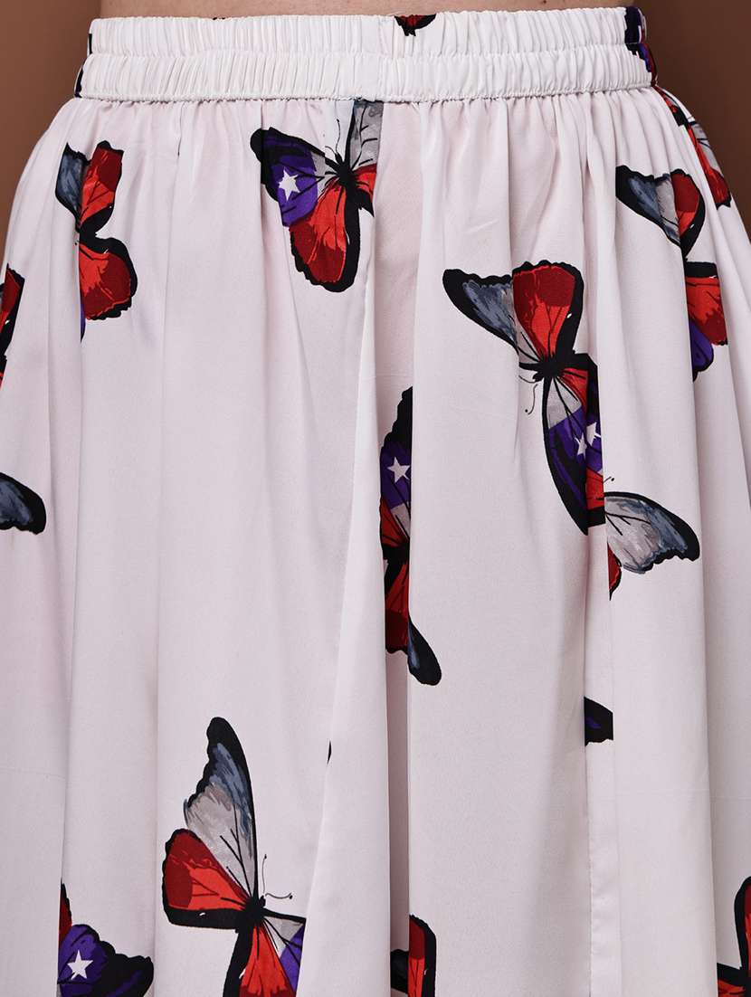women pack of 2 printed high rise a-line skirt - 22103002 -  Standard Image - 5