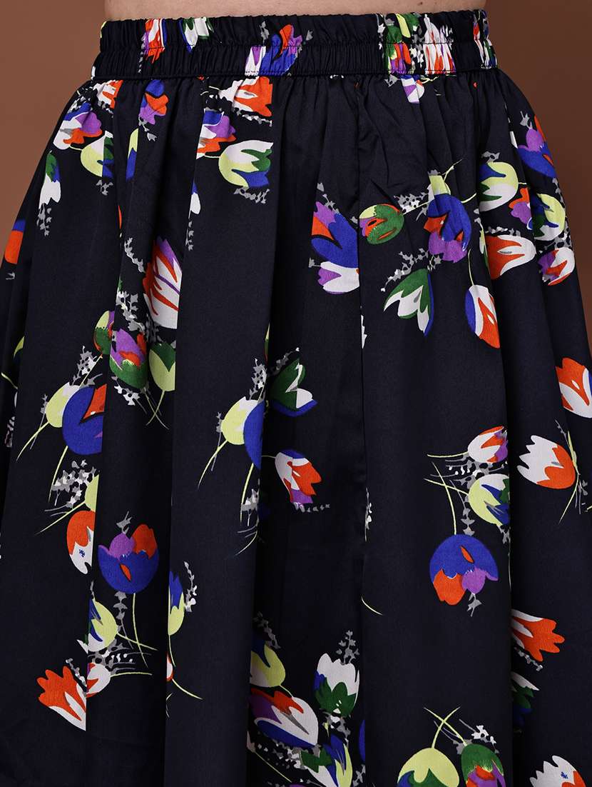women pack of 2 printed high rise a-line skirt - 22103011 -  Standard Image - 5