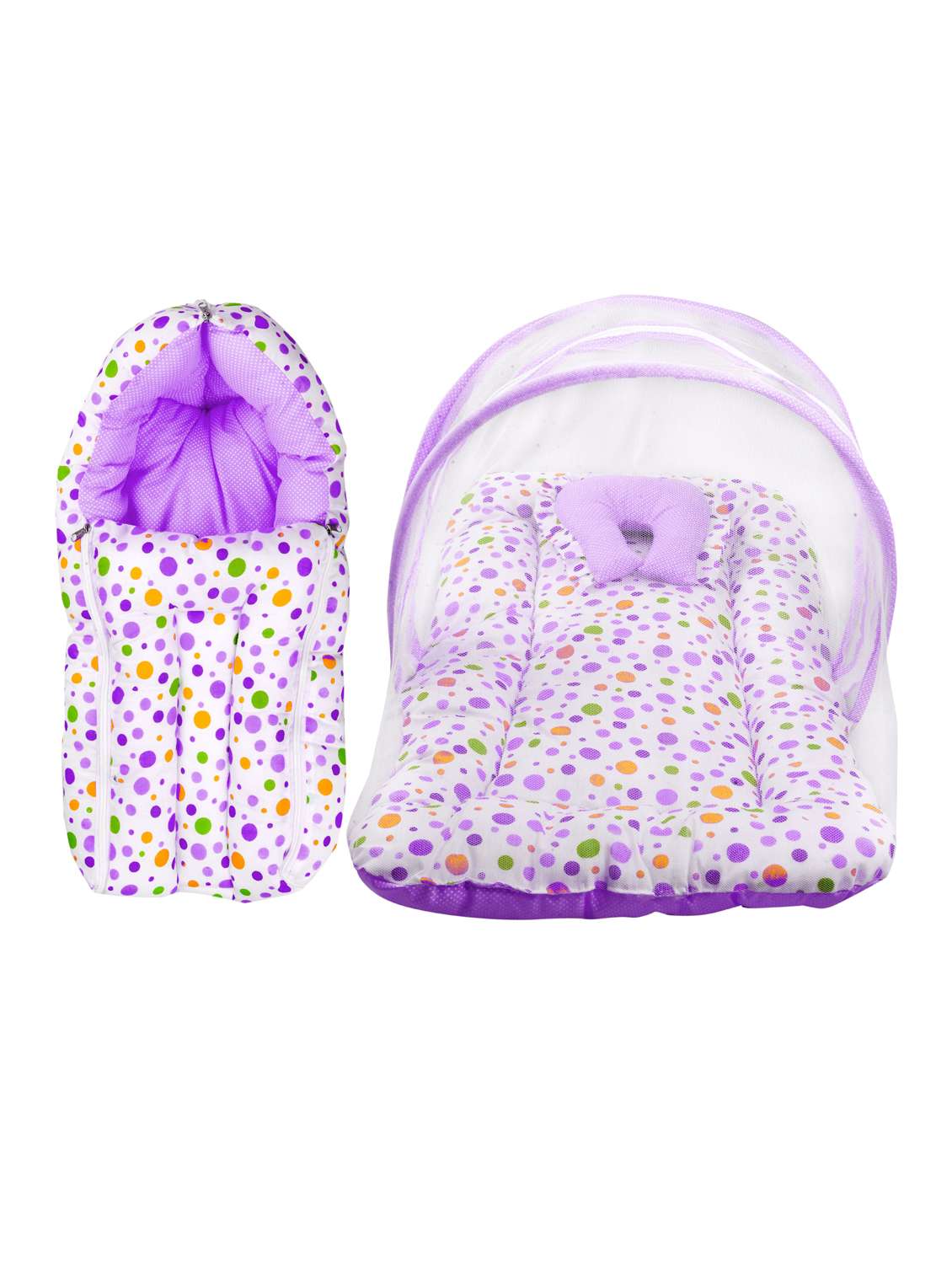 new born cotton printed baby bedding set