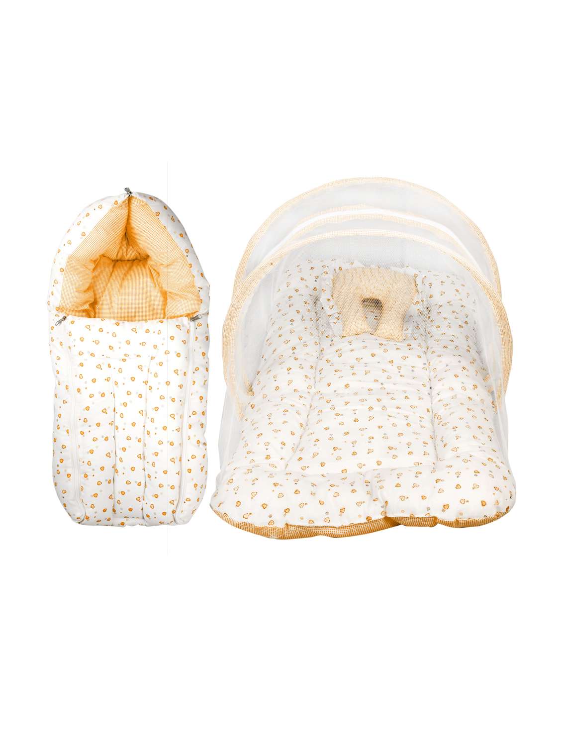 new born cotton printed baby bedding set