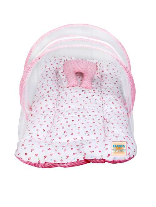 new born cotton printed baby bedding set - 22103156 -  Standard Image - 0