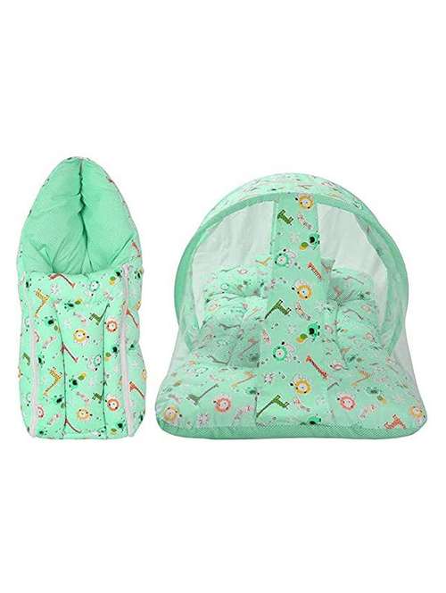 new born cotton printed baby bedding set - 22103157 -  Standard Image - 0