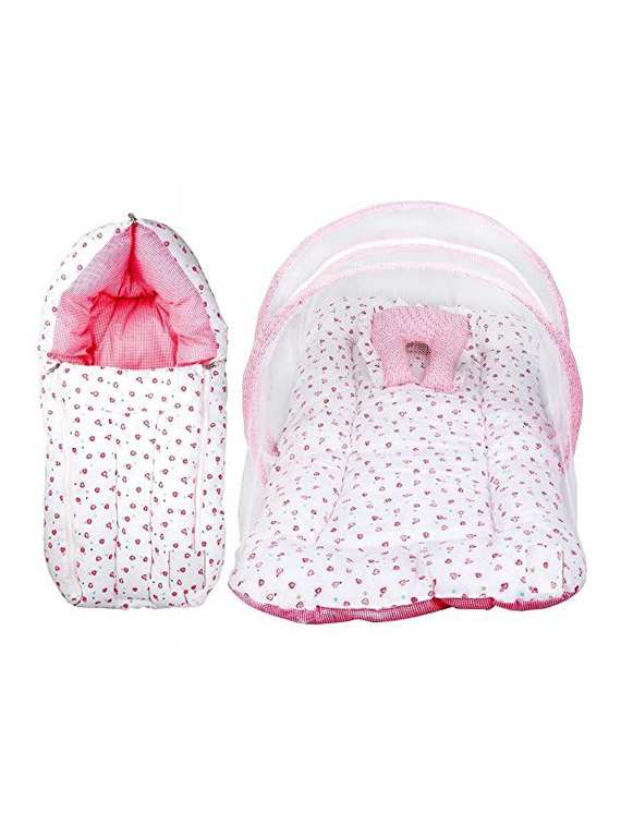 new born cotton printed baby bedding set