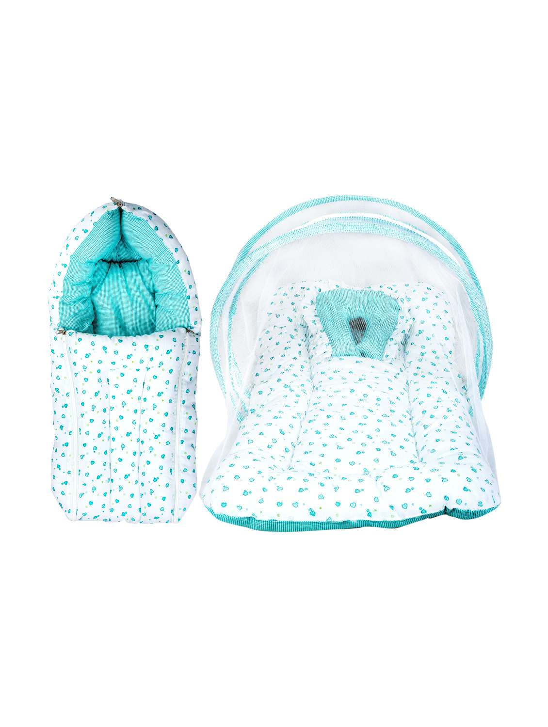 new born cotton printed baby bedding set