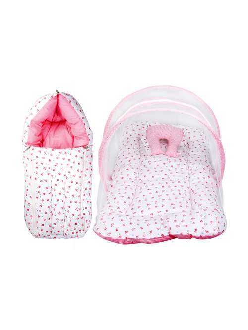 new born cotton printed baby bedding set - 22103164 - Standard Image - 0