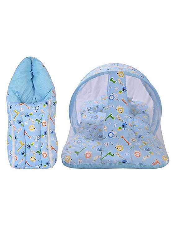 new born cotton printed baby bedding set - 22103165 - Zoom Image - 0
