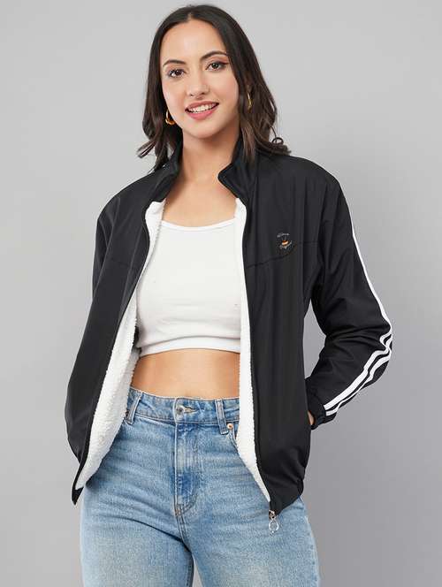 women tapered long sleeve regular jacket - 22103499 -  Standard Image - 0