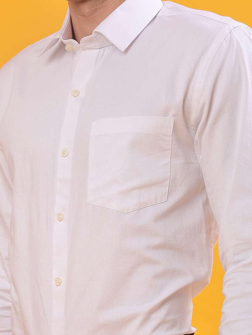 men solid long sleeve regualr fit formal shirt - 22105376 -  Standard Image - 5