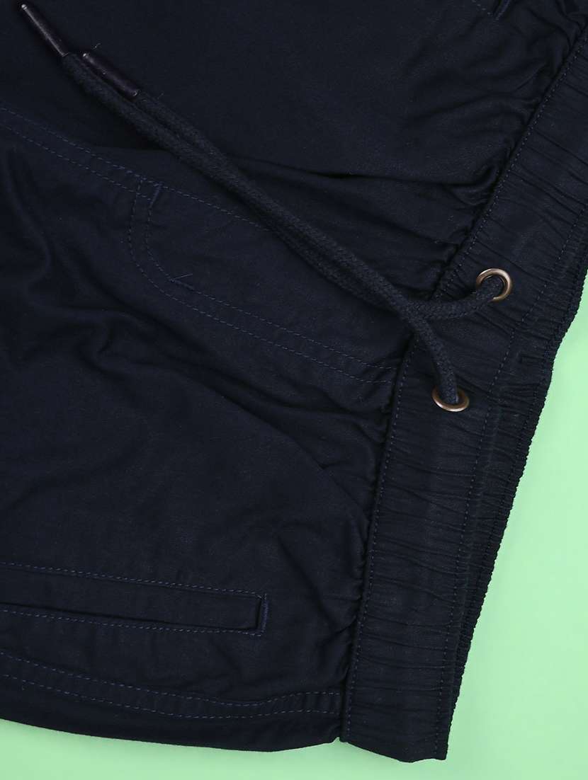 boys solid mid rise jogger - 22105383 -  Standard Image - 3