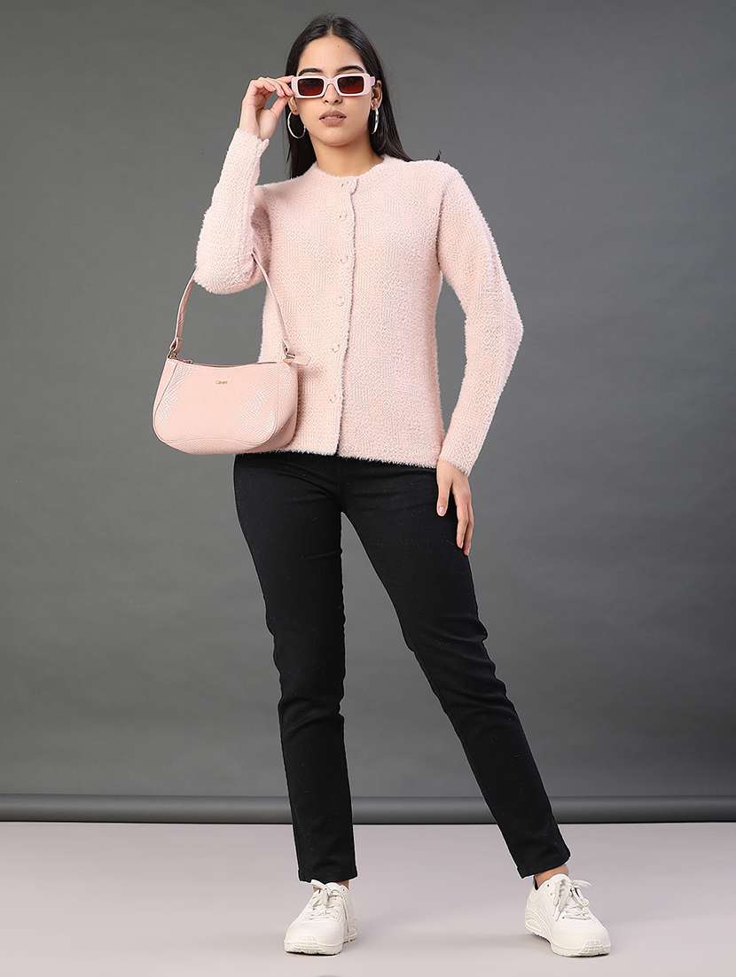 women self design long sleeve cardigan - 22105451 -  Standard Image - 5