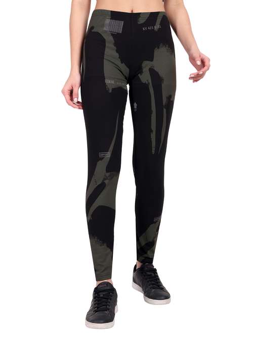 women printed mid rise legging - 22105529 -  Standard Image - 0