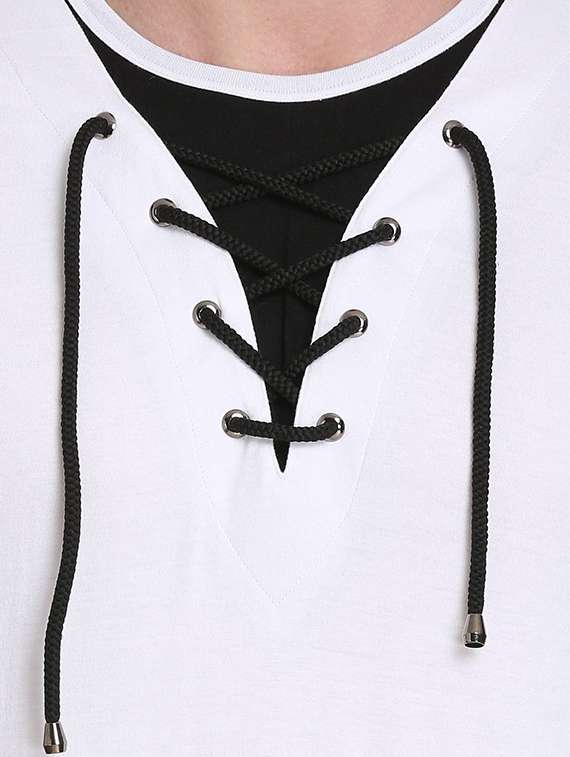 men color block long sleeve regular fit t-shirt - 22105591 - Standard Image - 3