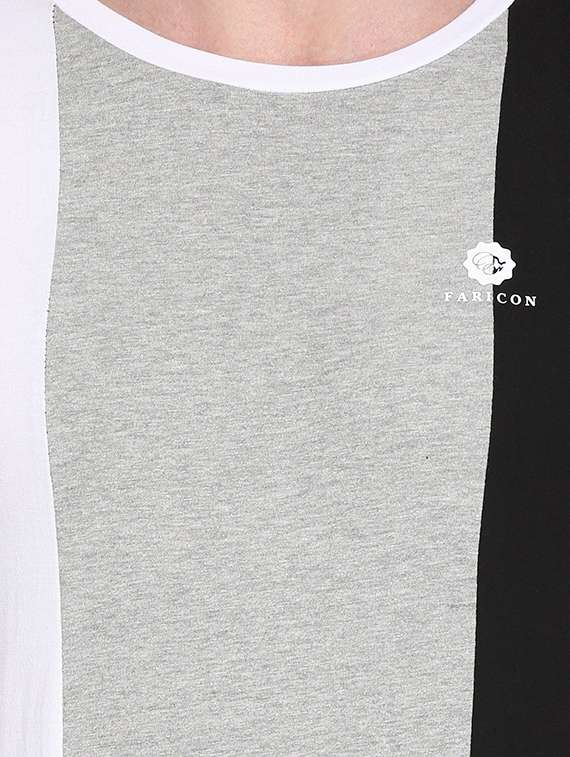 men color block short sleeve regular fit t-shirt - 22105607 - Standard Image - 3