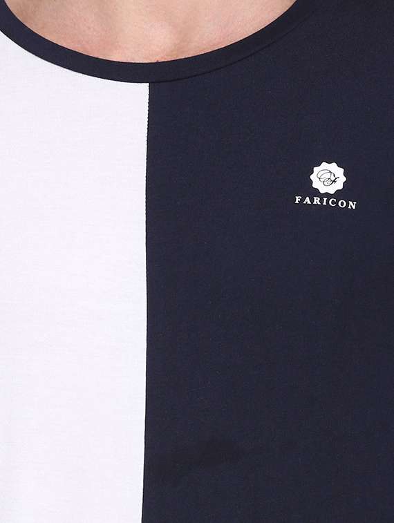 men color block long sleeve regular fit t-shirt - 22105611 -  Standard Image - 3