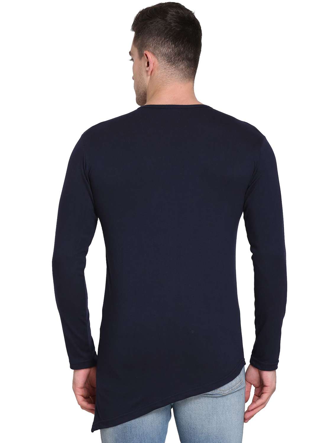 men pack of 2 solid long sleeve t-shirt - 22105771 - Standard Image - 3