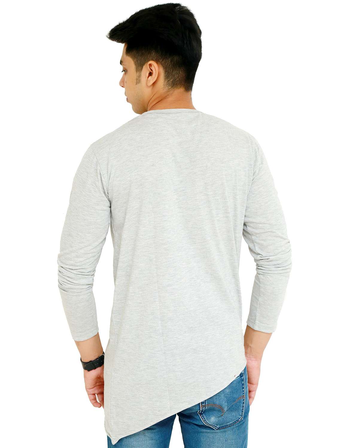 men pack of 2 solid long sleeve t-shirt - 22105776 - Standard Image - 3