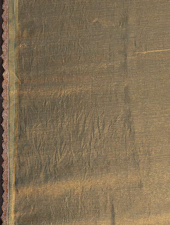 women solid with embellished bordered saree with blouse - 22106022 -  Standard Image - 5