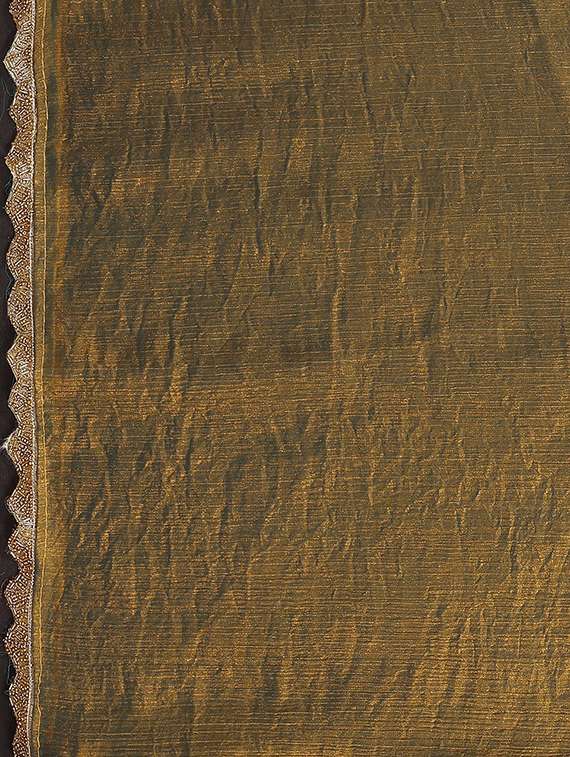 women solid with embellished bordered saree with blouse - 22106048 -  Standard Image - 5