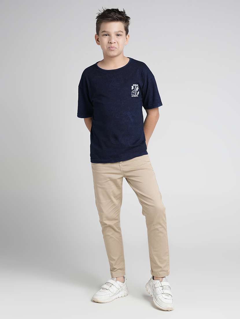 boys front & back print short sleeve t-shirt - 22106280 -  Standard Image - 5