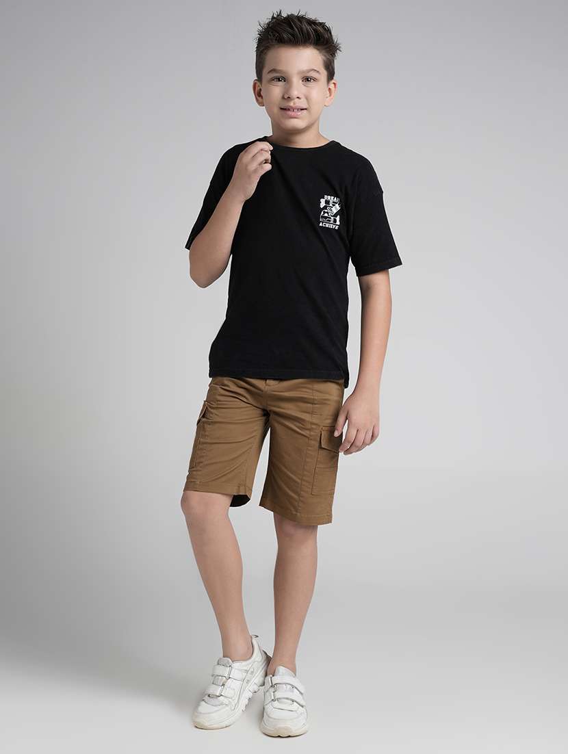 boys front & back print short sleeve t-shirt - 22106281 -  Standard Image - 5