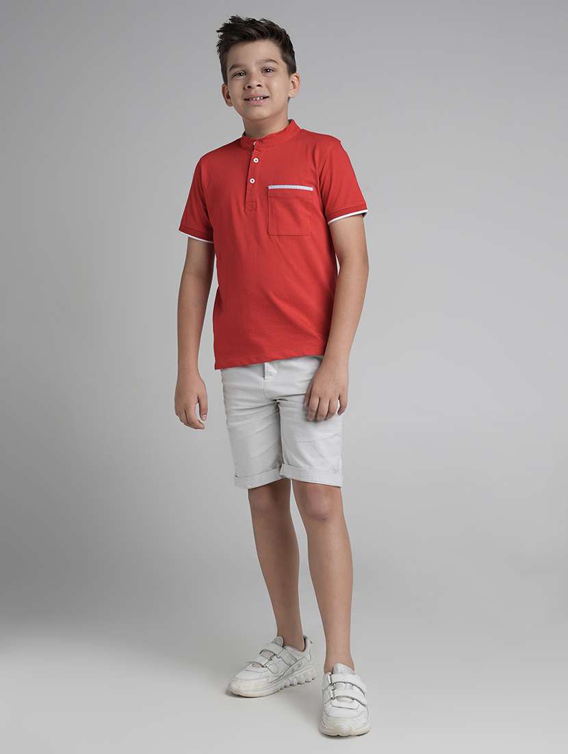 boys solid short sleeve t-shirt - 22106282 -  Standard Image - 3