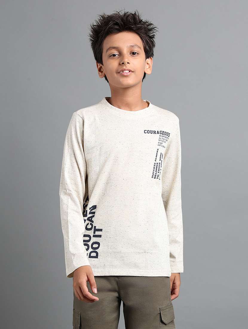 boys placement print long sleeve t-shirt