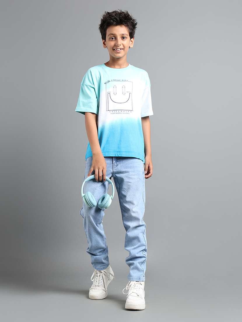 boys tie & dye short sleeve oversized t-shirt - 22106294 -  Standard Image - 3