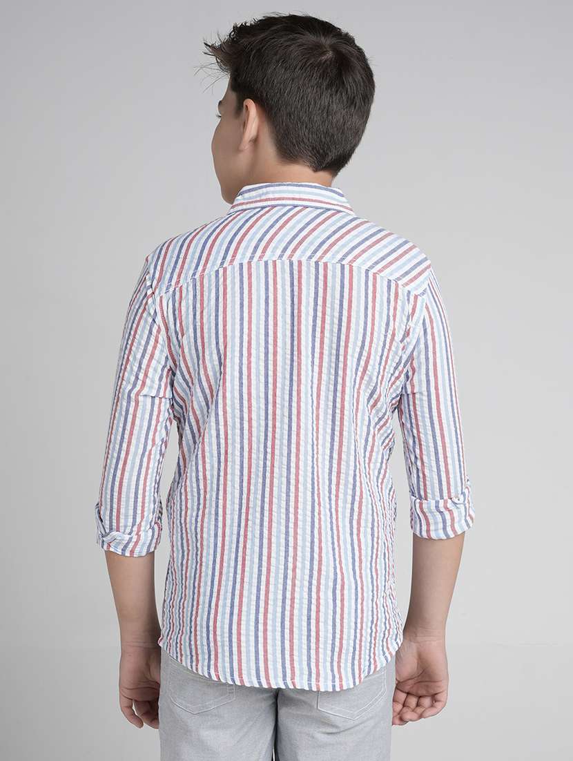 boys collared long sleeve regular fit shirt - 22106325 -  Standard Image - 3