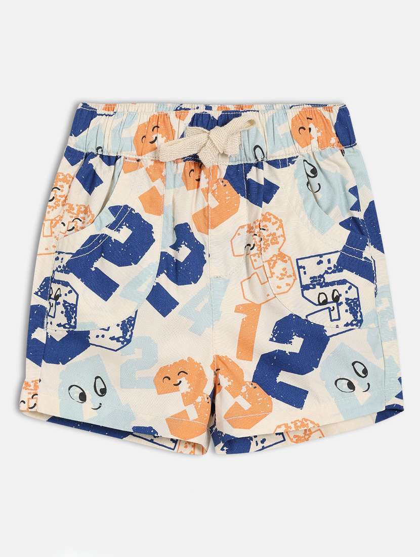 boys printed t-shirt and shorts co-ord set - 22106481 -  Standard Image - 3