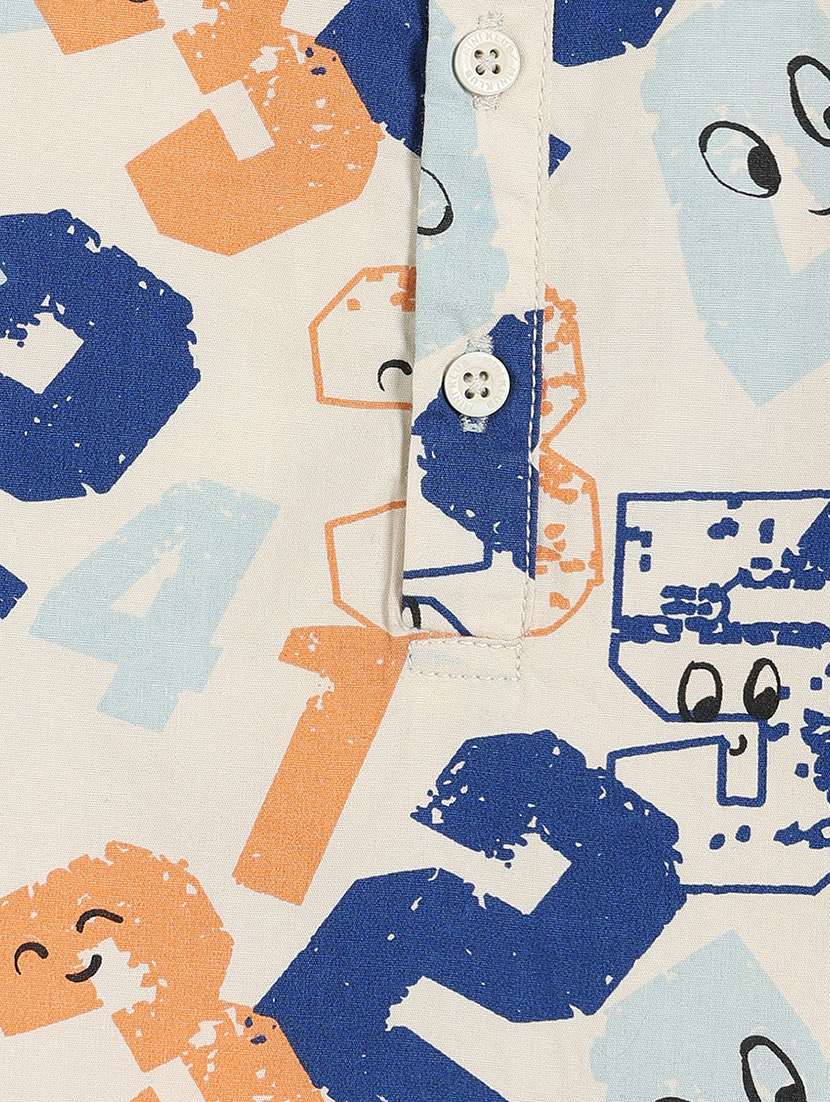 boys printed t-shirt and shorts co-ord set - 22106481 -  Standard Image - 5