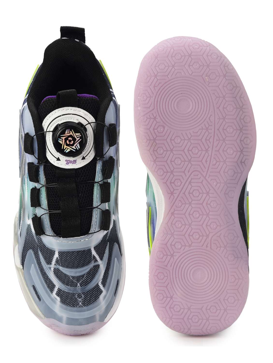 boys lace up sports shoe - 22106595 - Standard Image - 3