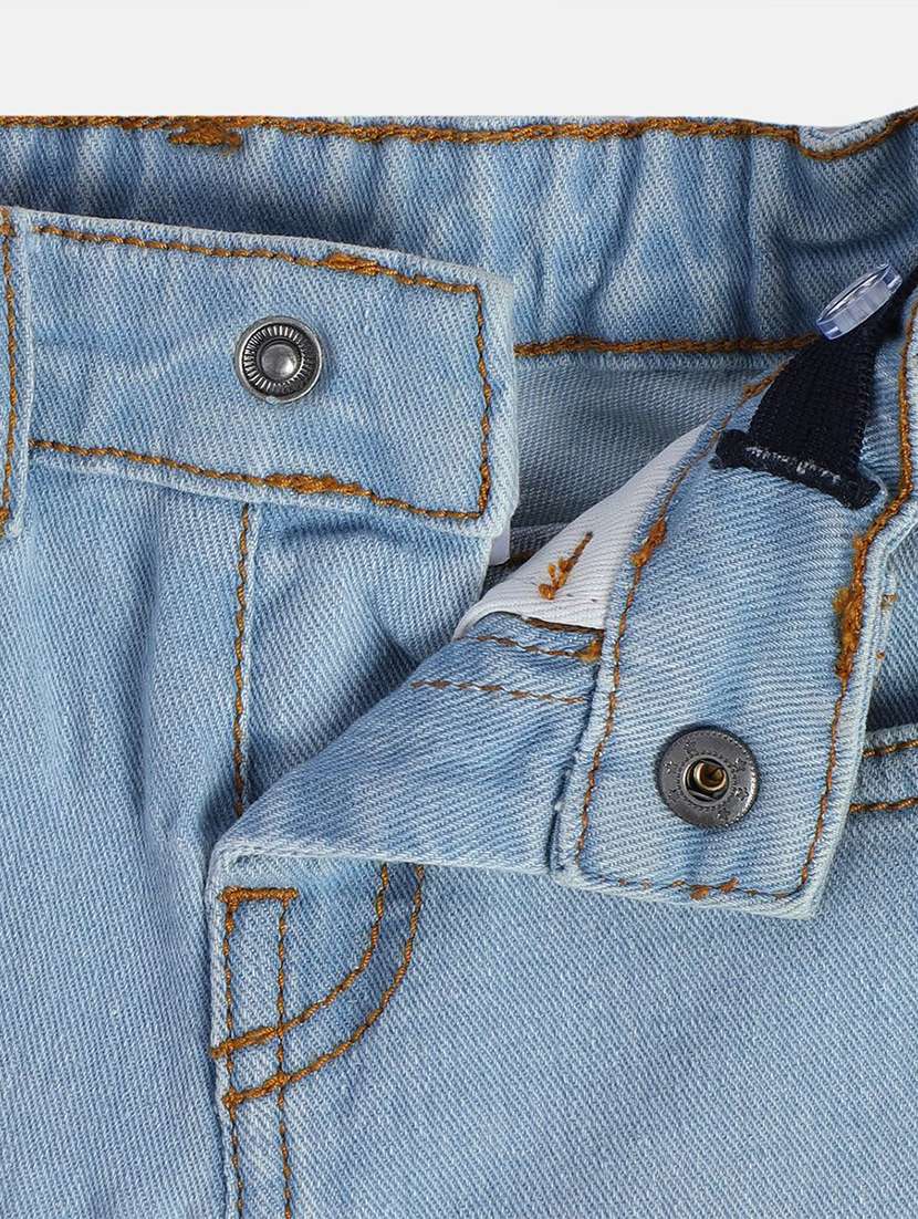 boys solid mid rise slim fit jean - 22106601 -  Standard Image - 3