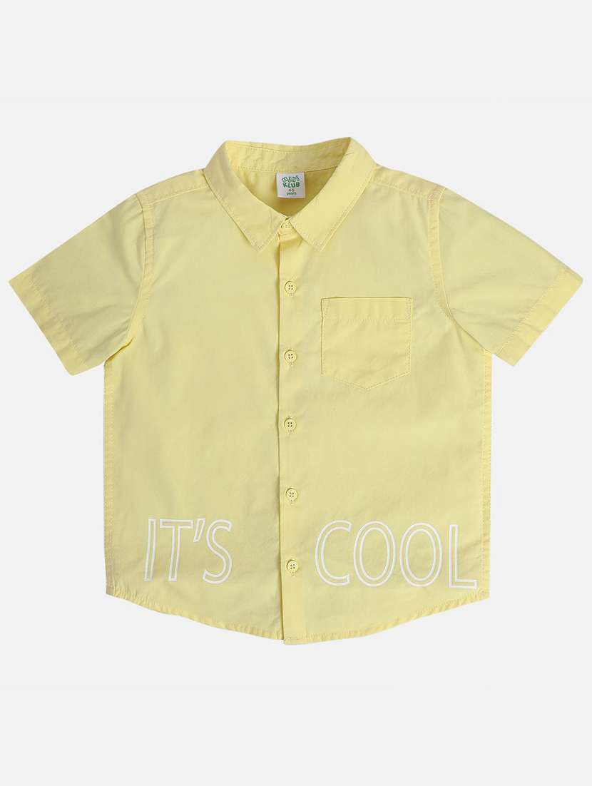 kids typographic short sleeve shirt