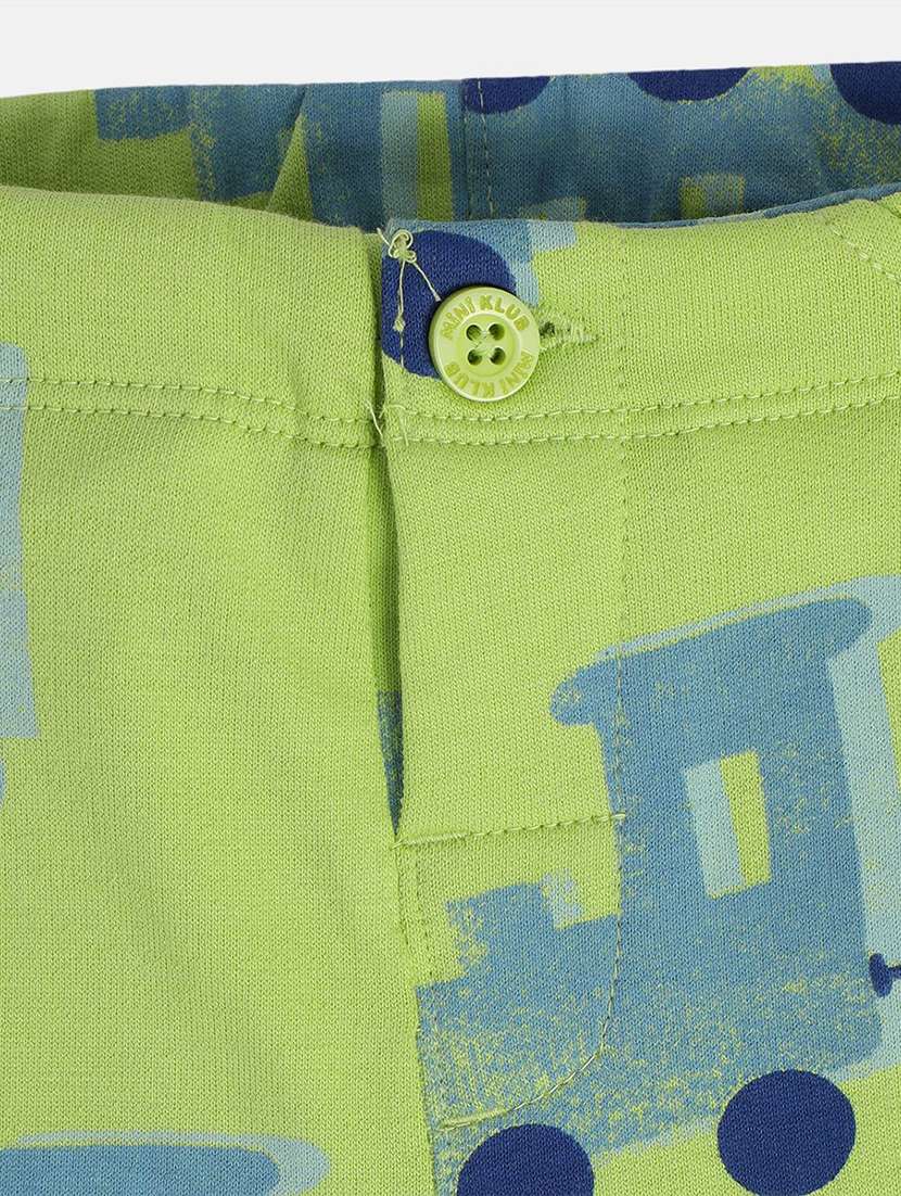 boys printed mid rise regular fit shorts - 22106754 -  Standard Image - 3