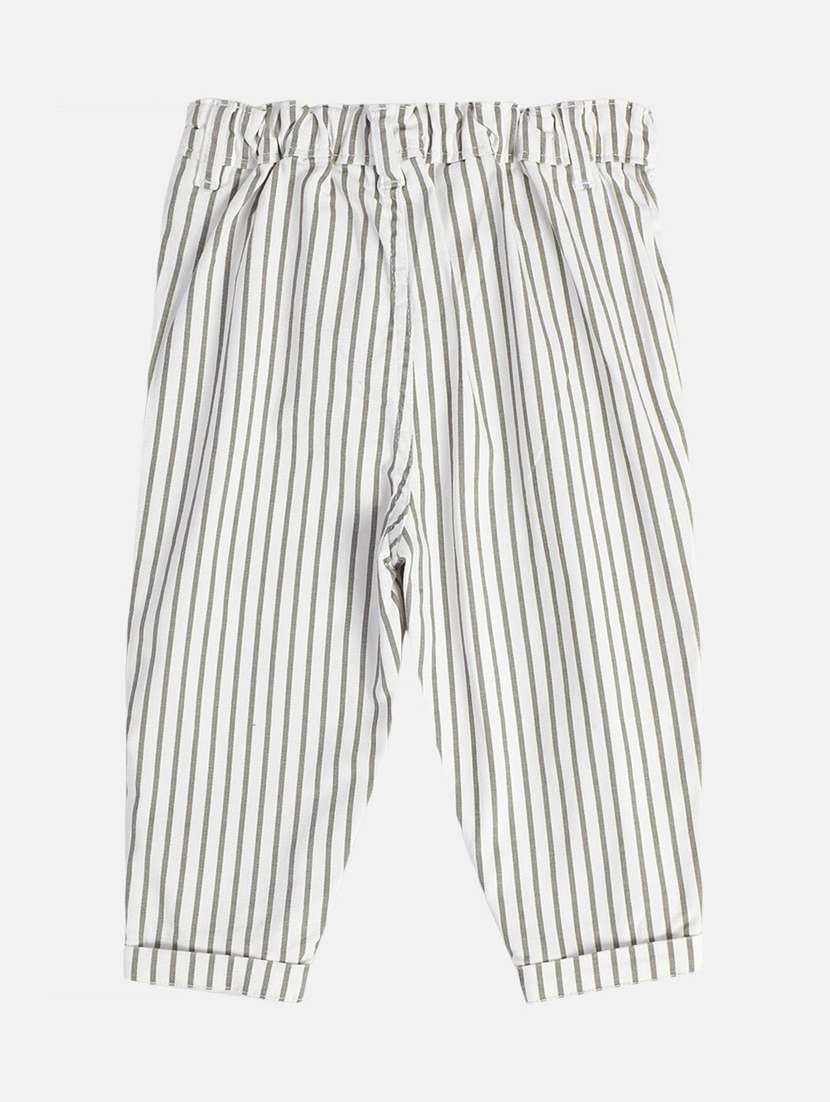 boys striped mid rise chinos trouser